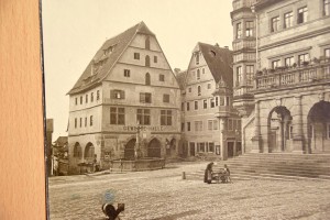 Bis Mitte des 20. Jahrhunderts war das Fleischhaus verputzt. Fachwerk war damals nicht in Mode.      Foto: Wilhelm Lasius