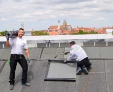 Arbeitsplatz mit Aussicht – Manuel Genthner macht nicht nur Dächer dicht