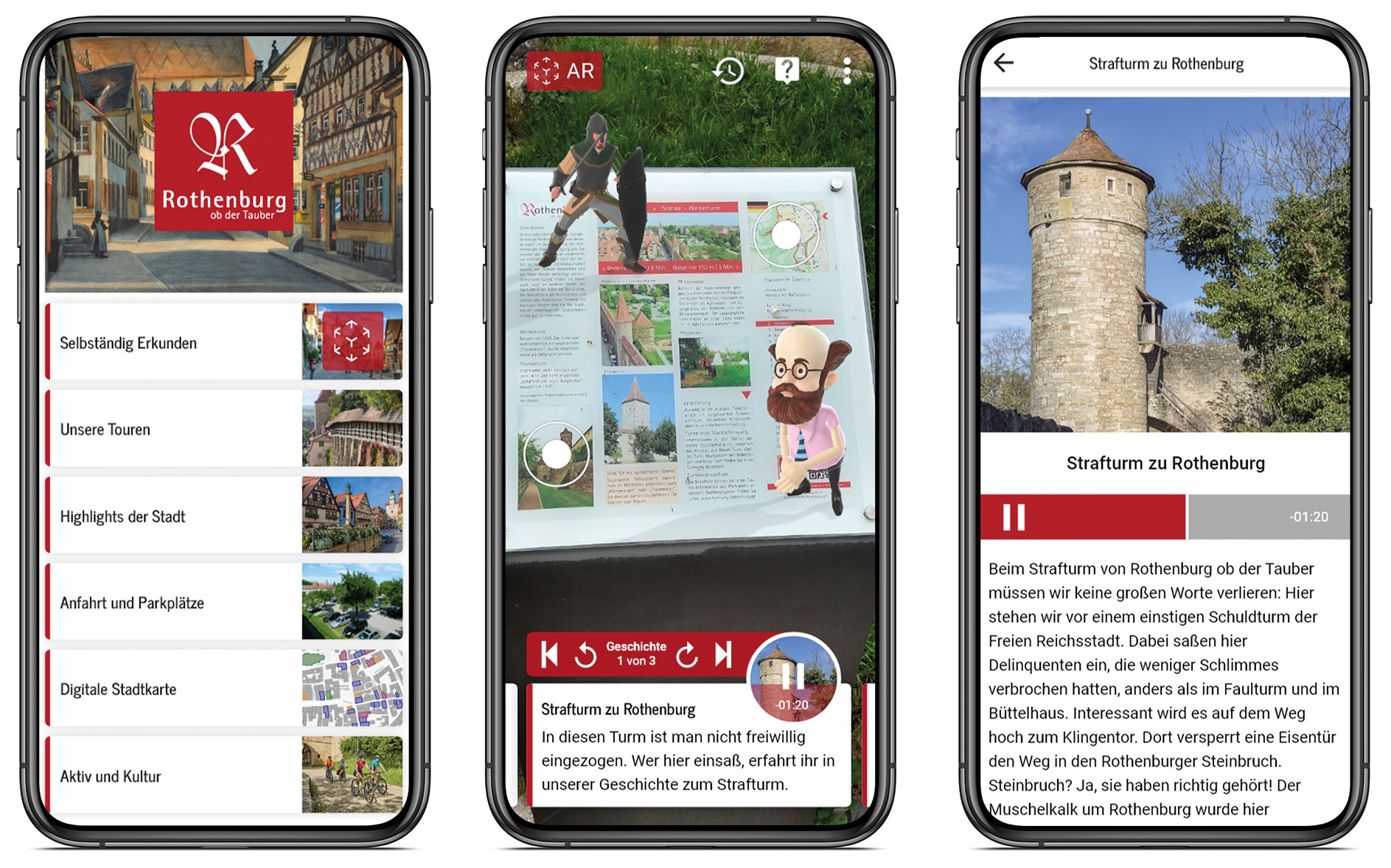 Interaktive Vernetzungen aller touristischer Angebote ist die Basis der Rothenburg-App.Foto: Privat